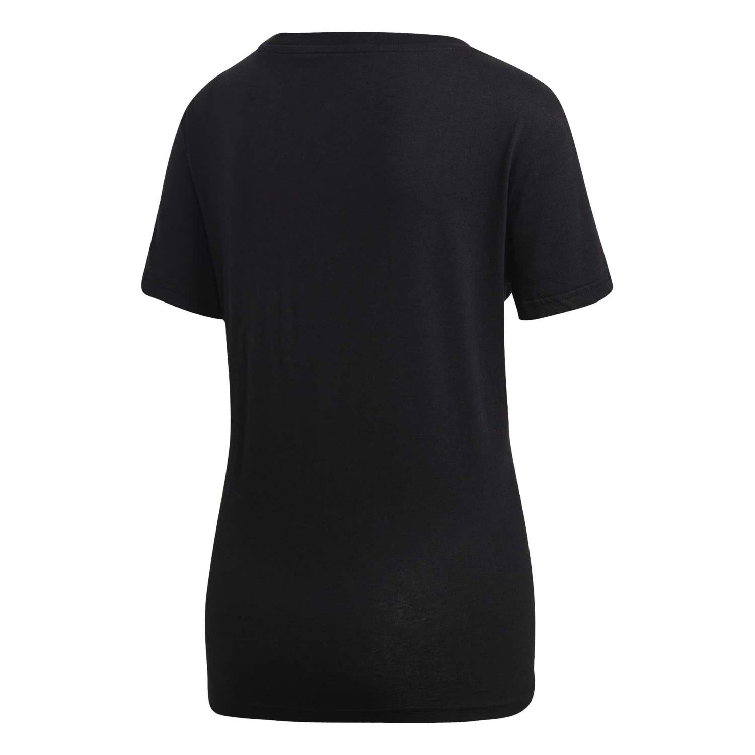 adidas Women?s W E Lin Slim T-Shirts | Black | Size-M | 1