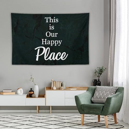 Tapiz This Is Our Happy Place para llenar de alegría tu dormitorio 6