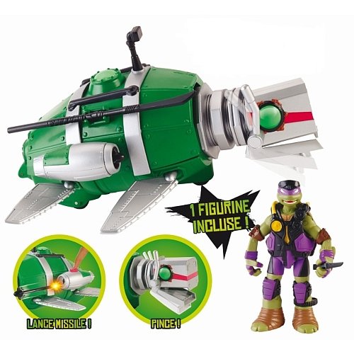 TMNT - Véhicule avec Figurine 12 cm - Asst 3