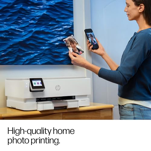 HP Envy Photo 7234 All in One Photo Printer | Wireless | Print, Scan & Copy | 6 months free Instant Ink | Dedicated Photo tray | Touchscreen | 2-sided photo printing | Self-healing dual band Wi-Fi - Image 4