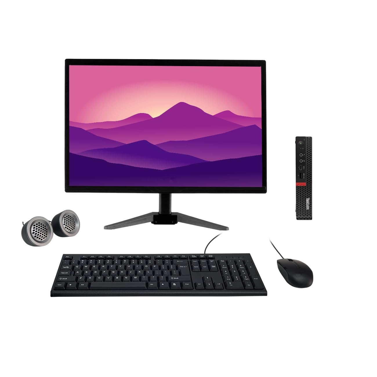 (Refurbished) Lenovo ThinkCentre 19″ HD All-in-One Desktop Computer Set (Intel Core i5 8th Gen| 8 GB DDR4 RAM| 256 GB SSD| 19″ HD LED Monitor| KB &…