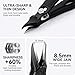 Curved Toe Nail Clippers, Angled Precision Blade Fingernails Clipper for Ingrown & Thick Nails, Slanted Curved Blade Toe Nail Clippers Stainless Steel Toenail Clippers Cutter for Seniors and Men