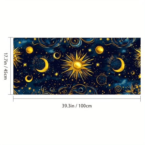 Vinilo Decorativo HOMETITUTE con diseño de sol, luna y estrellas miniatura 3