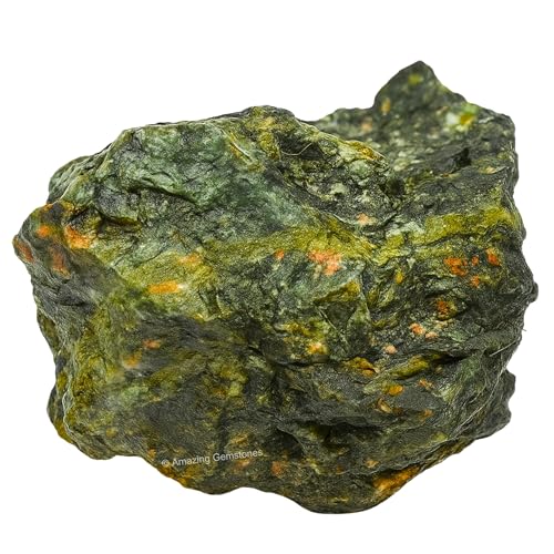 Image of Amazing Gemstone Flower Stone Raw Crystals and Healing Stones, Natural Rocks for Tumbling - DIY Raw Stones and Crystals, 2 Pieces