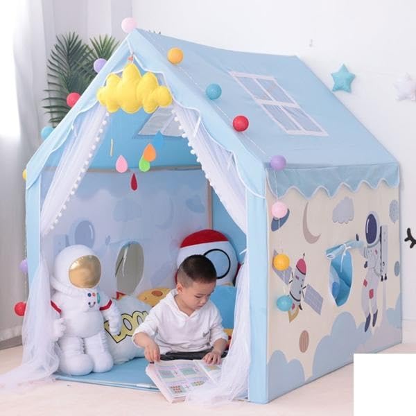 See full amazon price history chart for Jumbo Size Light Weight Kids Play Tent House for 3-13 Year Old Kids Girls and Boys (SATELITE Theme Blue) Jumbo Size Light Weight Kids Play Tent House for 3-13 Year Old Kids Girls and Boys (SATELITE Theme Blue) (B0CM3Q68ZX) Amazon Price History, Amazon Price Tracker