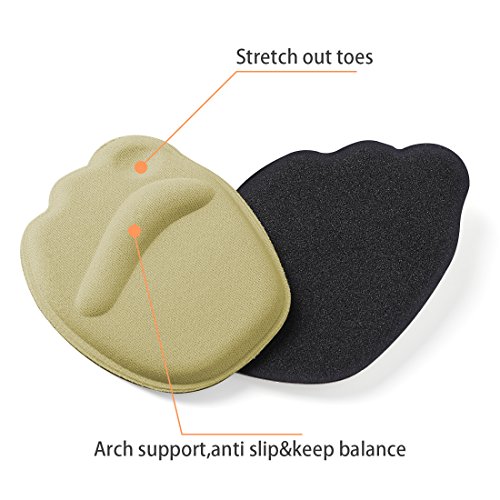 uxcell Plantillas delanteras para tacones mujer 2 pares miniatura 4