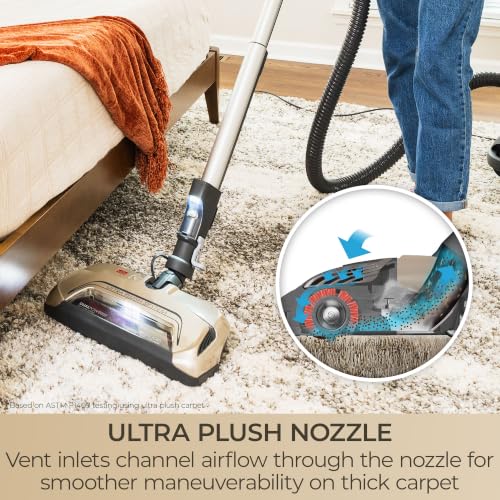 Image of Kenmore Elite Ultra Plush 700 Series Bagged Canister Vacuum | 2-Motor System, Powerful Suction, HEPA Filter, Pet PowerMate for Pet Hair, Thick Carpet, Hard Floors, Stairs and More - 81714