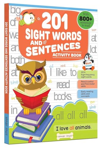 201 Sight Words and Sentences: Activity Book for Children | 800+ ...