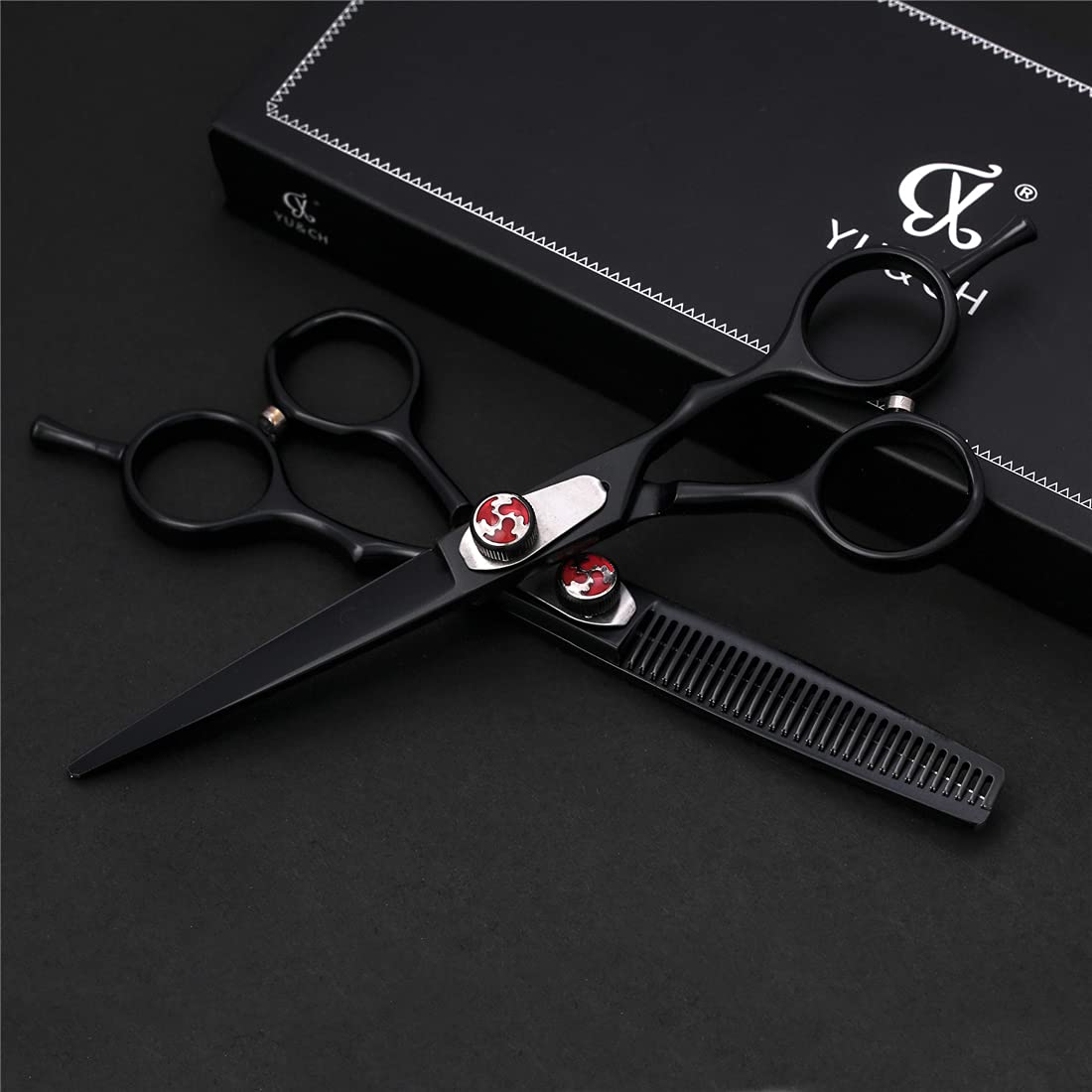 10 Pcs Ciseaux De Coupe De Cheveux, Kit De Ciseaux De Coupe De Cheveux Professionnels, pour Hommes Femmes Enfants Animaux Domestiques Salon