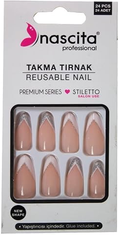 Nascita Stiletto French Tırnak - 201