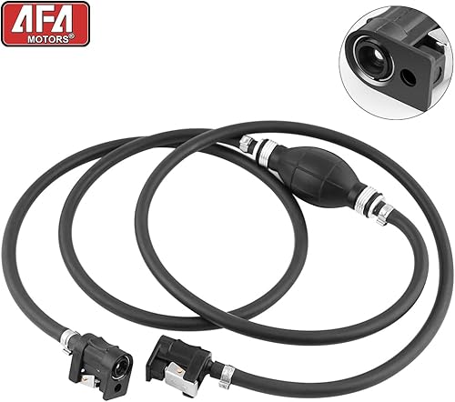 Miniatura 7 de Afa Motors Manguera de línea de combustible con conector, línea de combustible para lancha de 516 pulgadas con bombilla de imprimación, abrazaderas