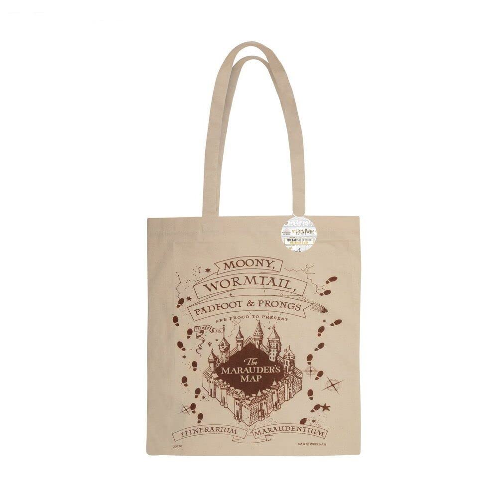 Cinereplicas Harry Potter Marauders Map Tote Bag - Beige, One Size
