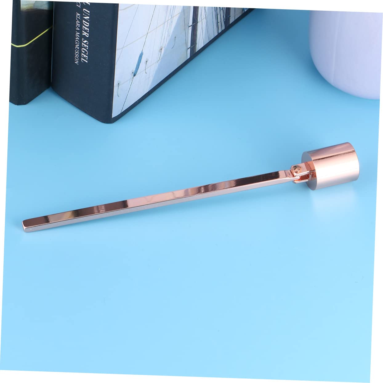 Garneck Elegant Rose Gold Candle Extinguisher Wick Trimmer Snuffer for Experience