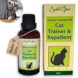 Natural Cat Trainer & Repellent Spray. Makes 18 Litres. Smell Stops Scratching, Peeing, Pooing, Entry, Fouling & Digging. Tried & Trusted. Cats & Kittens. Indoor & Outdoor. Humane, Effective & Safe.