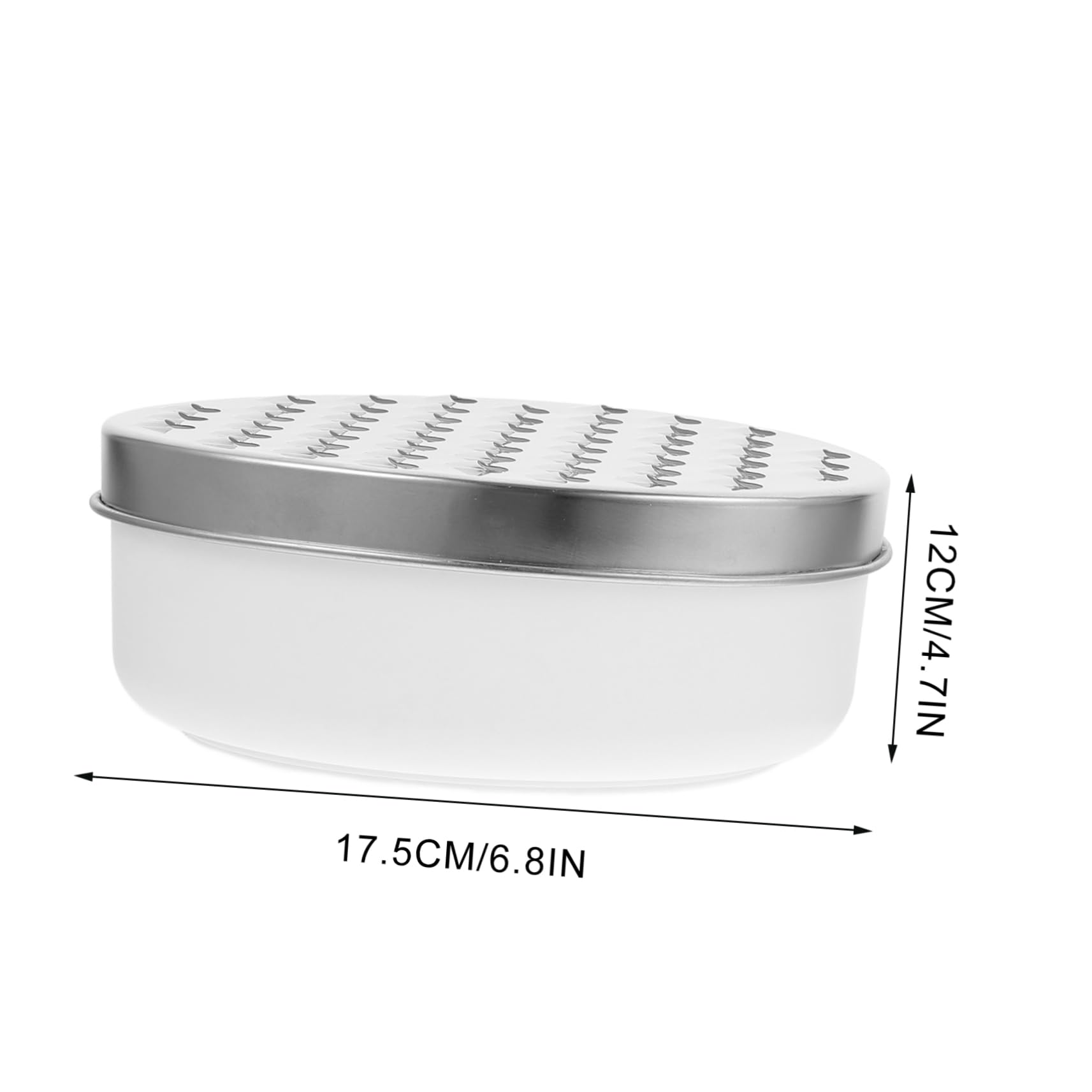 DECHOUS Stainless Steel Cheese Grater with Storage Container Versatile Grater for Cheese Vegetables and More Ergonomic Design for Comfortable Use and Efficient Kitchen