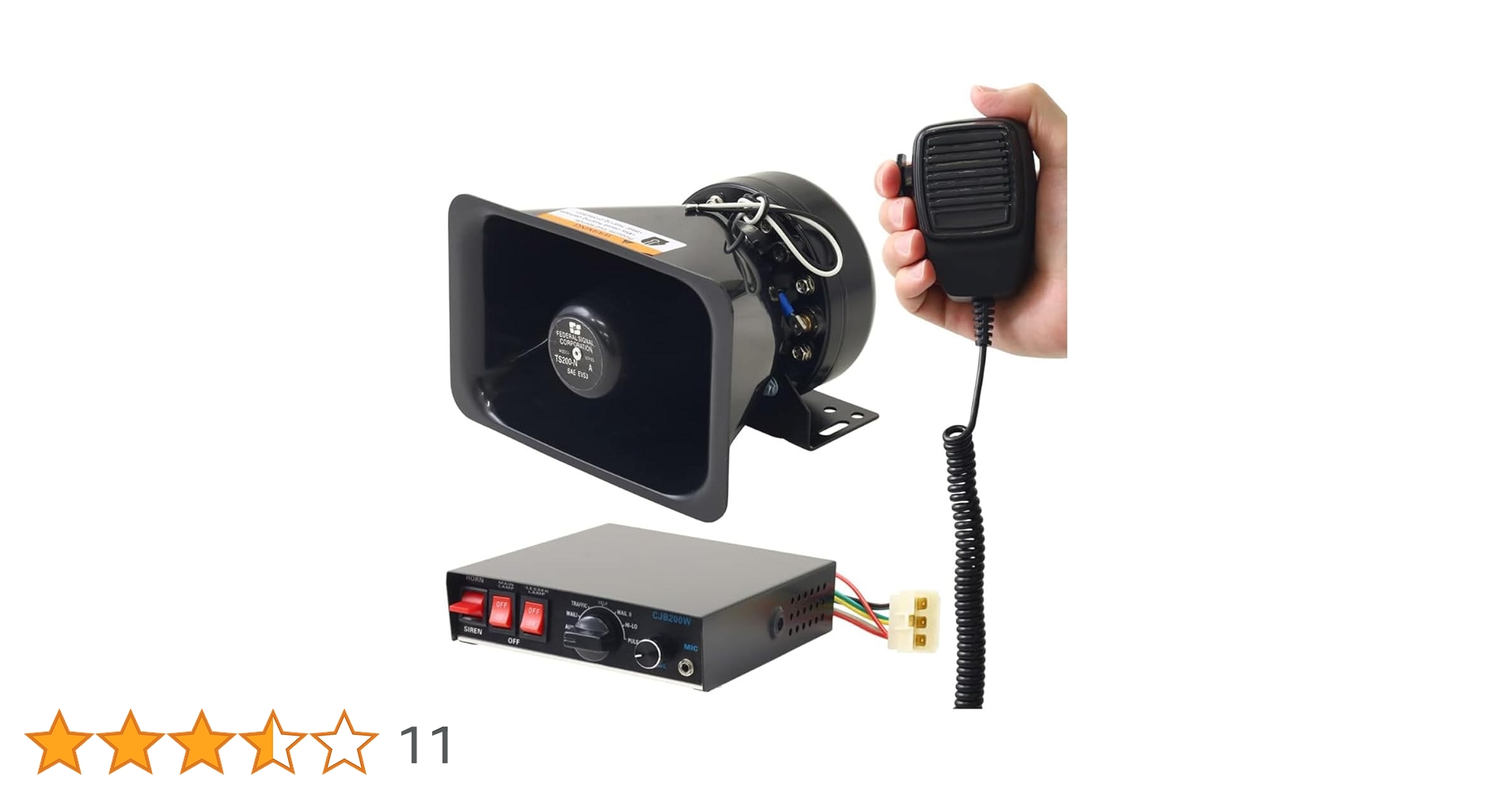 米海兵隊　拡声器 音が広がるWスピーカーで声がしっかり届く、両手が使えるハンズ
