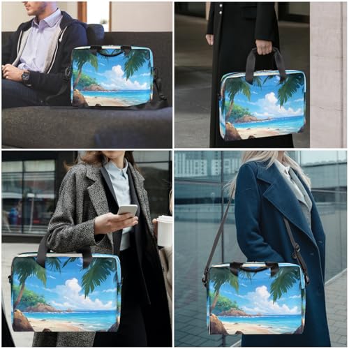 Bolsa para portátil con diseño tropical para laptops de 13 a 16 pulgadas miniatura 7