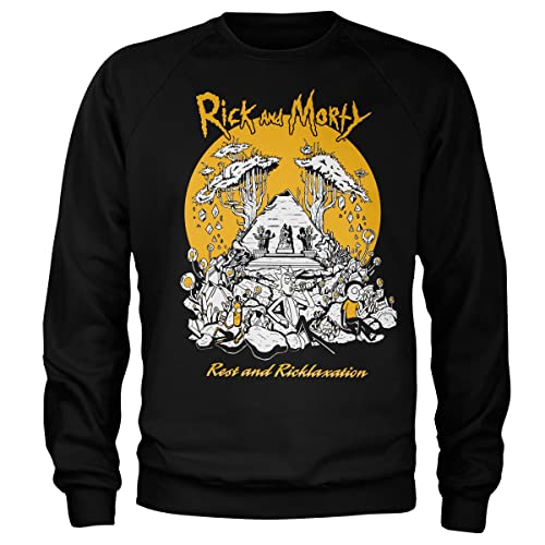 Sweat Rick and Morty Rest and Ricklaxation fini les pulls sans personnalité