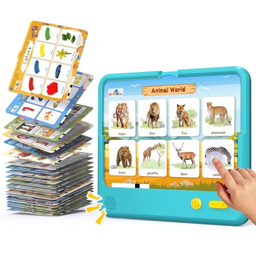 Image of HOMESTEC Astro Pad Toddler Interactive Learning Toys Ages 3 4 5 6 | Kids Speech Therapy Educational Tablet, Includes Sight Words, Nursery Rhymes, Stories