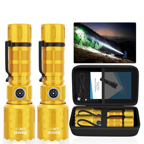 Lampe Torche LED Rechargeable étanche IPX4 Lampe de Poche Ultra