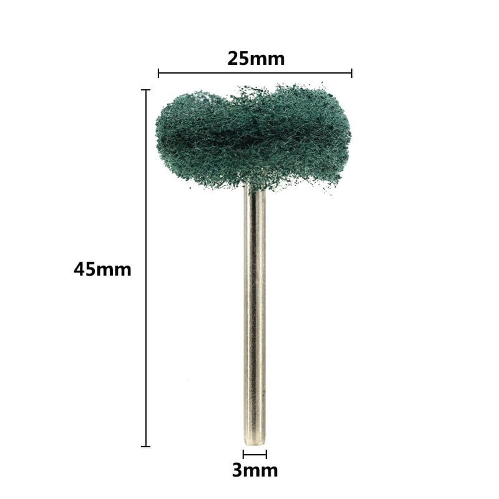 Kit de accesorios para herramientas rotativas abrasivas de 343 piezas, disco de lija, rueda de pulido de lana, rueda de cepillo de alambre, cabezal de pulido con mandril, juego de 343 piezas, 1