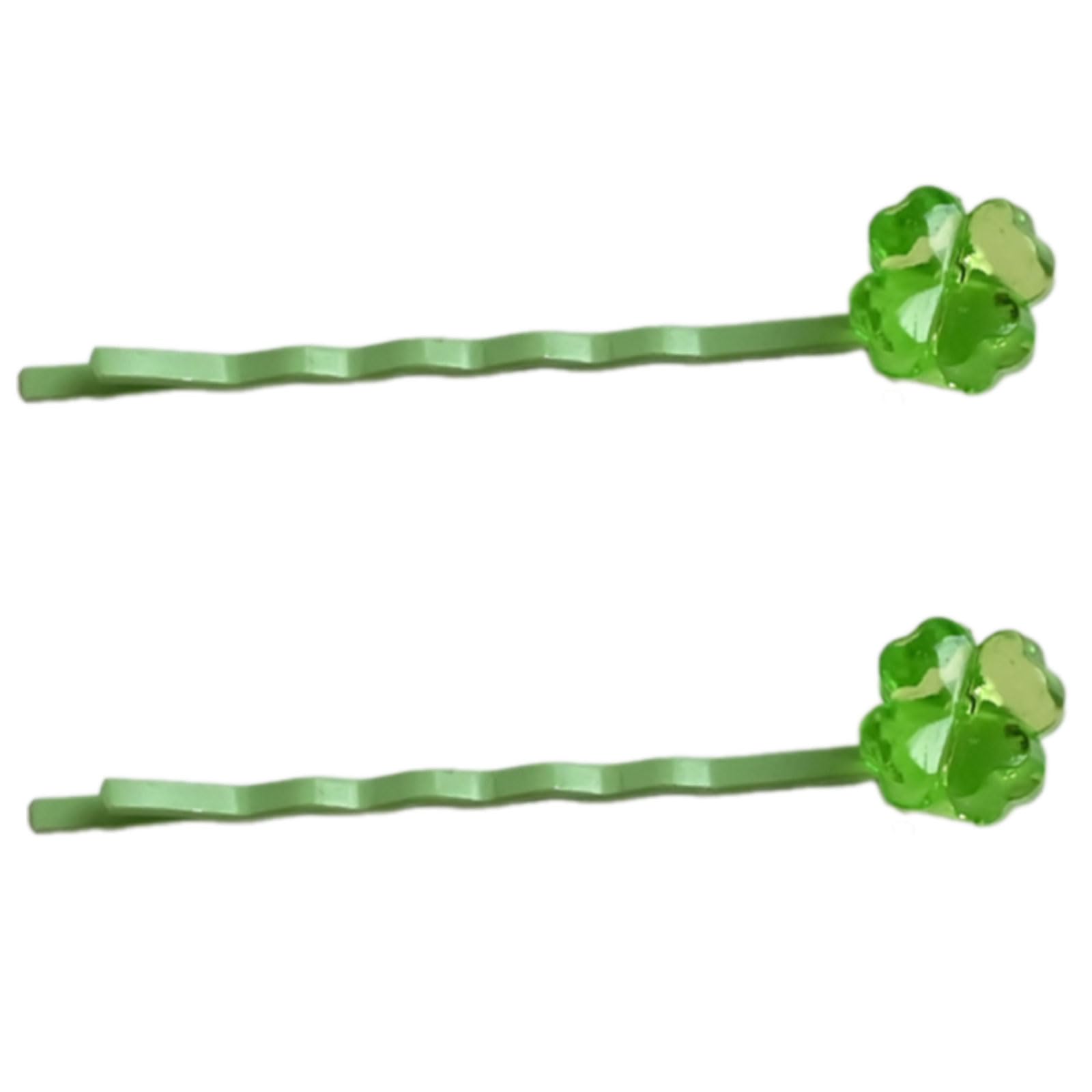 YUXITA Girls Hair Clip Sparkling Clovers Hair Pins Women Hairgrips Creative Headdress Barrettes Sweet 2000s Girls Hairpin