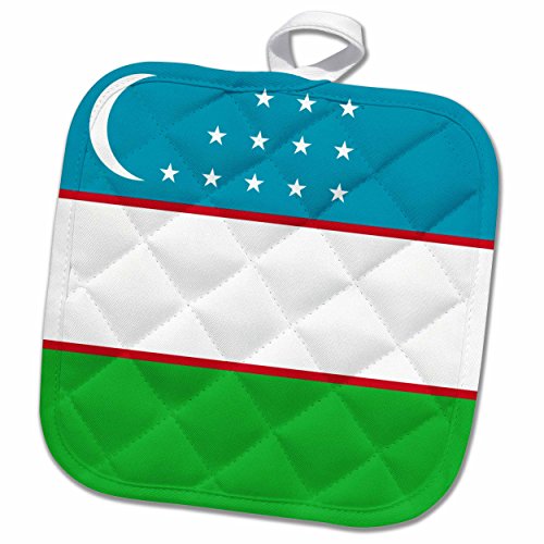 3D Rose Plain Mint Blue-Solid Color-Light Turquoise-Grey-Gray-Modern Contemporary Simple Pastel Teal Pot Holder, 8 X 8 #TOP24