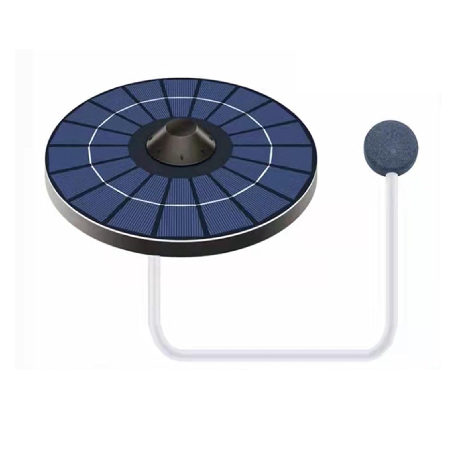 Pompa dell'acqua Solare 1pc 0.8 L/min Rotonda Pompa di Ossigeno Solare Acqua Aria Aeratore Pompe Con 150 cm Tubo Bolla pietra for Acquario Fish Tank Pond