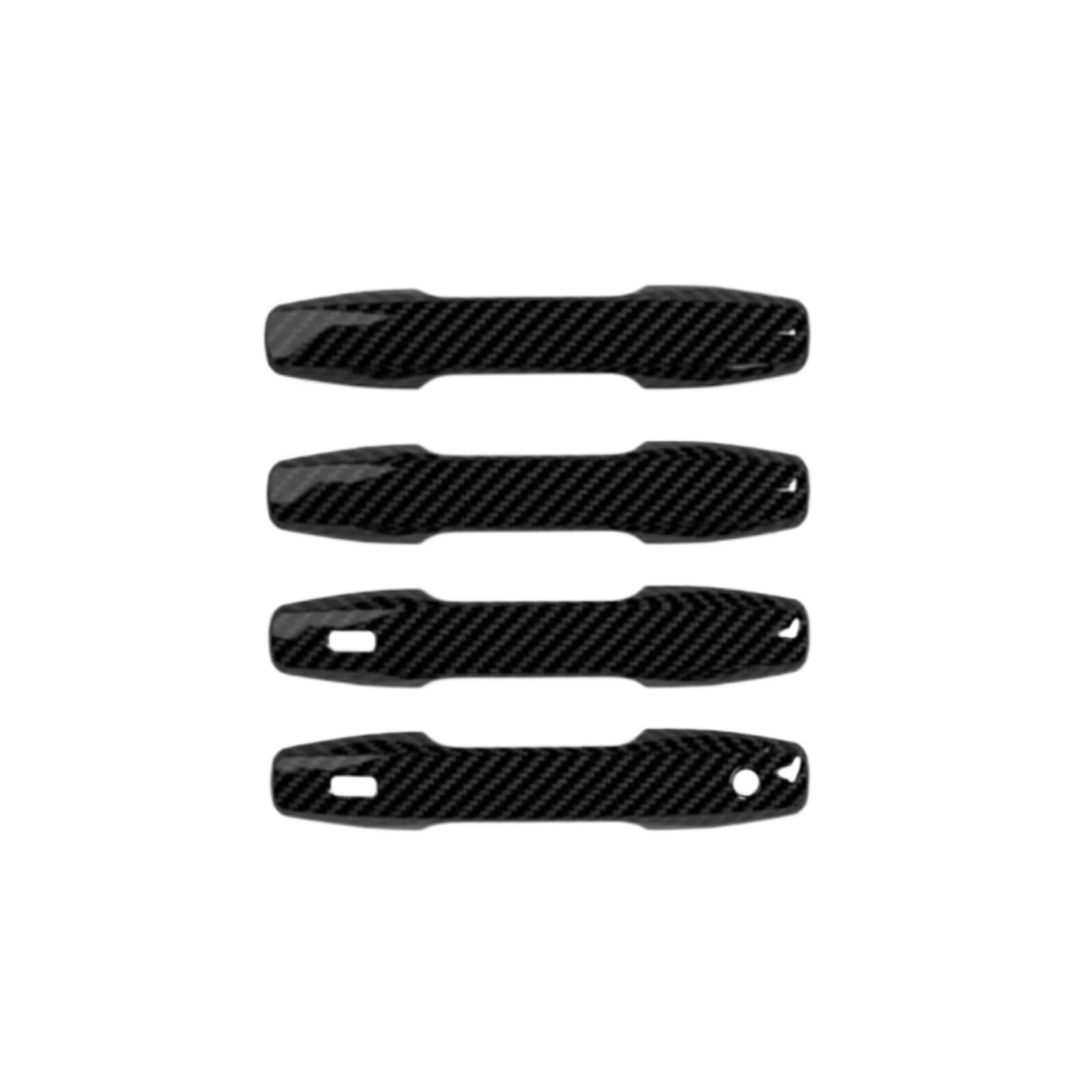 Qdzvalumv Carbon Fiber 4Pcs Car Door Handles Cover Shell Compatible With Toyota For Rav4 Xa60 2026-2028 Car Exterior Door Handle Cover Trim Styling Decoration Stickers Parts Accessories Set(Carbon Fiber 4Pcs)