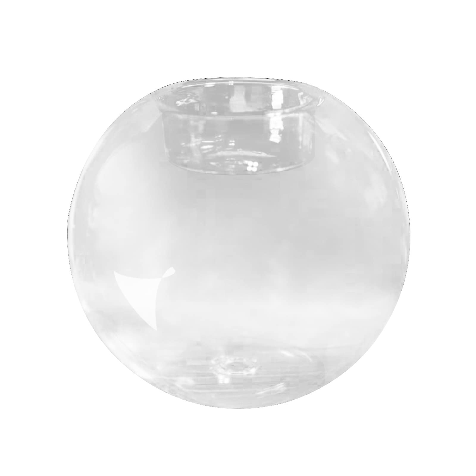 Wedding Candlestick Transparent Round Glass Holder for Home Dining Table Party Christmas Decorations