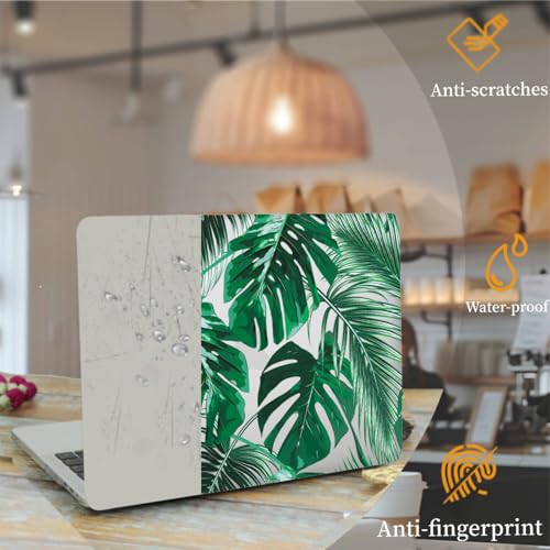 Carcasa MacBook 12 A1534 con protector teclado diseño hoja palmera 2