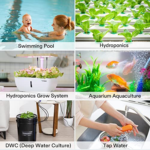 Vivosun Ph And Tds Meter Combo, 0.05Ph High Accuracy Pen Type Ph Meter ± 2% Readout Accuracy 3-In-1 Tds Ec Temperature Meter For Hydroponics, Household Drinking, And Aquarium, Ul Certified #TOP6