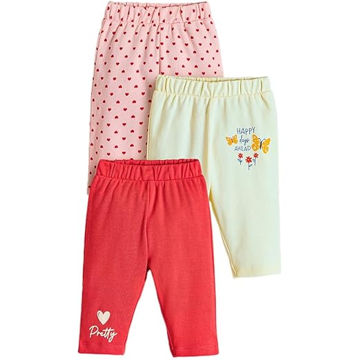 Girls Multi Comfy Pants 3-Pack