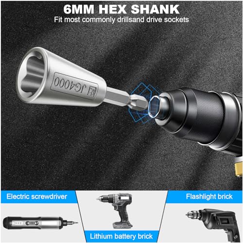 Wire Twister Tool for Drill, 6MM Hex Shank, Stripper & Cable Twister - image 3