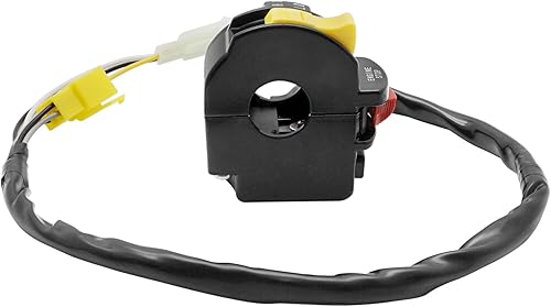 Miniatura 3 de M MATI Botón de interruptor de faro delantero de arranque y parada de manillar para Suzuki LT230GE LT250EF LTF230 1985 1986 1987 37400-24502