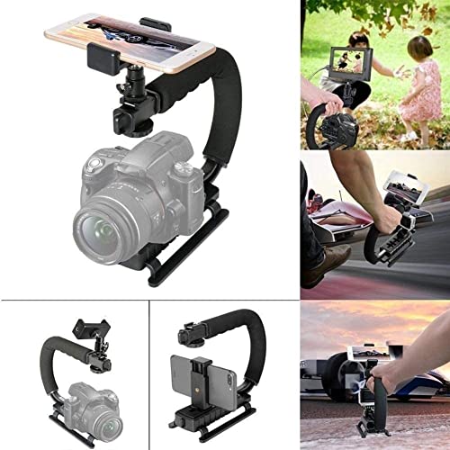 Image of Scizor Stabilizer U-Grip C-Shape Hand Grip Holder Camera Mount Handheld Bracket Rig Microphone Phone Holder for Smartphone Camera Vlogging Video Recording