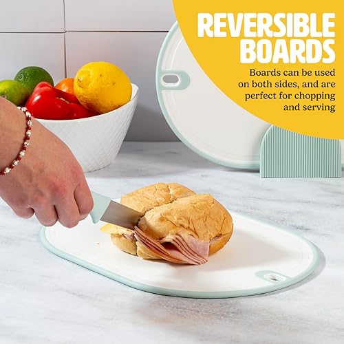 Set de tablas de cortar Tasty con soporte y 3 piezas miniatura 6