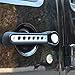 Athiry Silver 5 PCS Door Handle Accents/Inserts Cover + Door Handle Button Trim for Jeep Wrangler JK Unlimited 4D 2007-2017