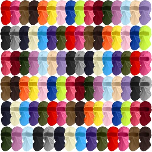 Image of Funtery 94 Pcs Balaclava Ski Mask Bulk Full Face Mask Men Women UV Protection Breathable for Summer Cycling Outdoor Sports