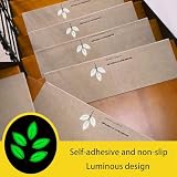 55x22x4,5 cm Mata schodowa samoprzylepna antypoślizgowa mata podłogowa na schody Miękki aksamitny wyciszony dywanik bezpieczeństwa na schody Wystrój domu(R,3pcs)