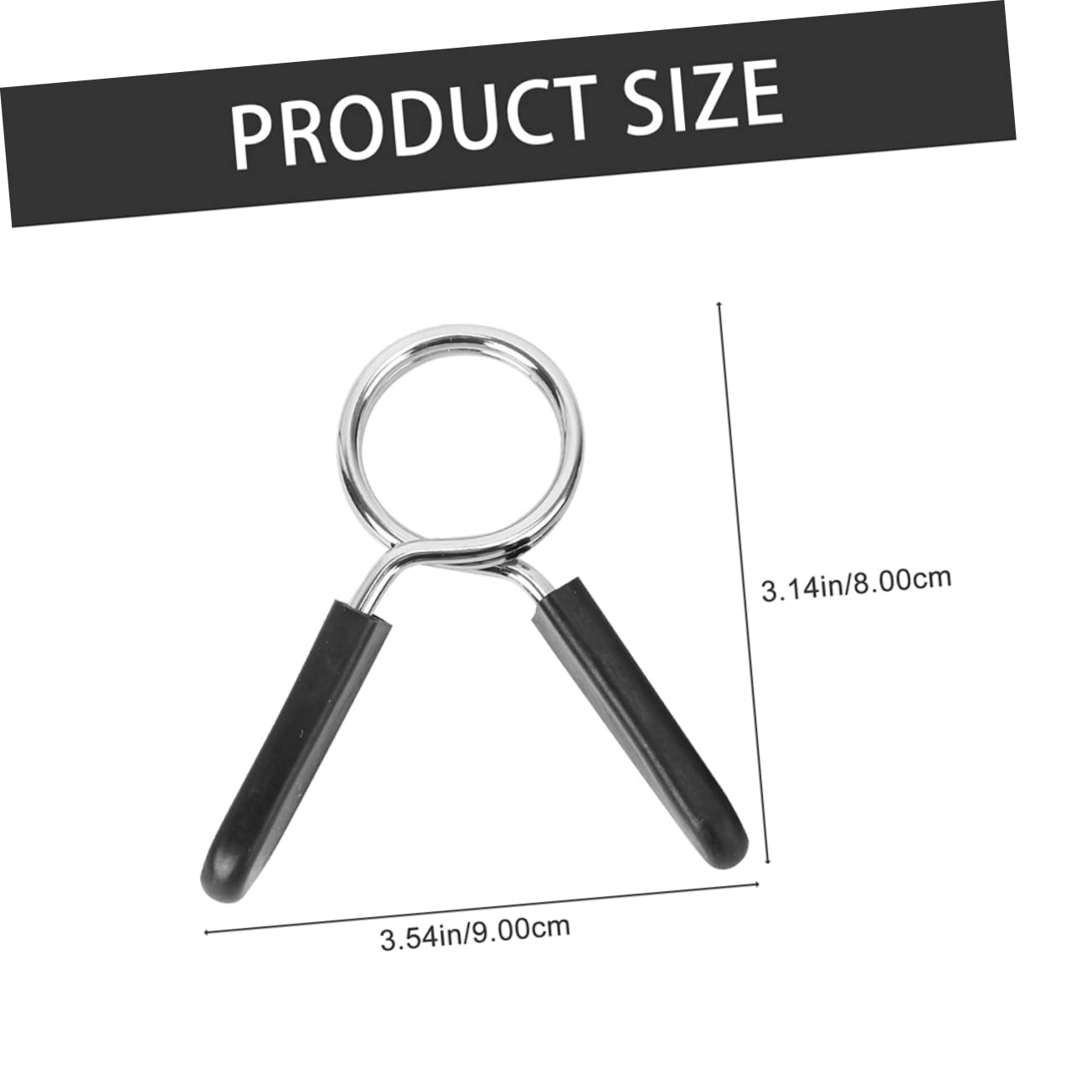 GOOHOCHY 5pcs Fitness Barbell Clips Portable Barbell Collars Convenient Clamps for Gym Home Workouts