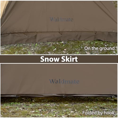 Carpa Tipi Ligera para 2-4 Personas, 4 Estaciones miniatura 6