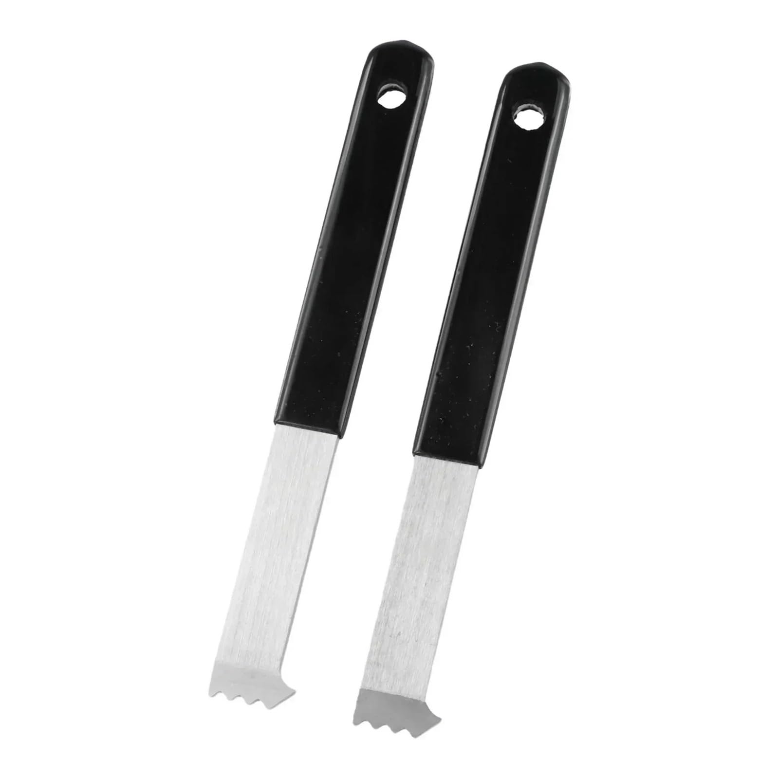 2pcs Stainless Steel Paver Puller Extractor Tool with Joint Scraper Teeth & Gripper Slots for Garden Paving Block Replace for Blocks