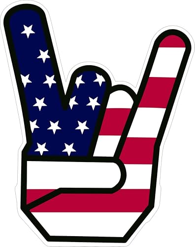 CalcomanĂa de coche con gesto de mano de roca, cuerno de metal en Hard Rock como fanáticos de la mĂşsica, decoraciĂłn gráfica de vinilo de bandera de CalcomanĂa de coche con gesto de mano de roca, cuerno de metal en Hard Rock como fanáticos de la mĂşsica, decoraciĂłn gráfica de vinilo de bandera de