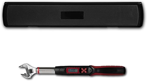 Miniatura 5 de Tapha Herramientas Llave dinamométrica digital ajustable de 2.21 a 44.24 ft-lbs (12-60 N-m) Rango de torque, mordaza ajustable de 0.197-1.063 in,