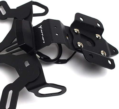 Miniatura 6 de TEMKIN W for Yamaha MT 07 FZ 07 MT07 FZ07 2013-2019 Motorcycle Rear License Plate Holder Bracket Bracket Tail Tidy Fender Eliminator Y