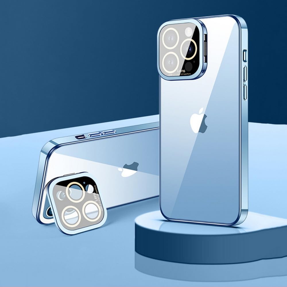 Coque iPhone 14 Pro transparente avec protection d'objectif en verre LVTFCO - 8