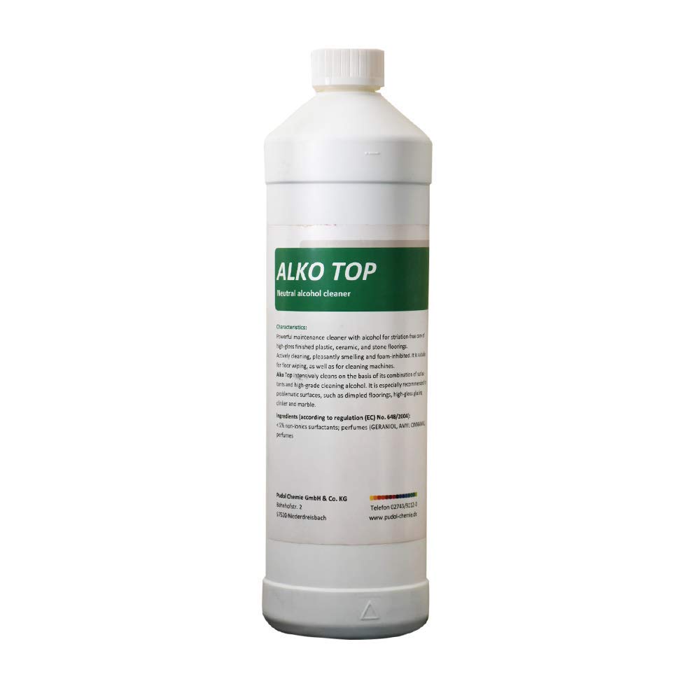 PUDOLALKO TOP Powerful Cleaner and Disinfectant - Pleasant Smell - Foam Inhibited - 1 Ltr Pack