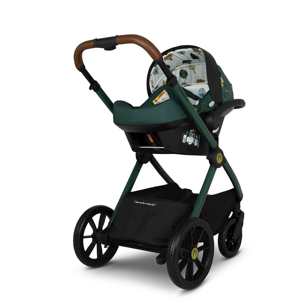 Cosatto Giggle 4 Travel System Everything Bundle | Carrozzina, passeggino, navicella e borsa, seggiolino auto e base | nascita 4 anni, i-size gruppo 0 | pieghevole compatto, coprigambe, borsa