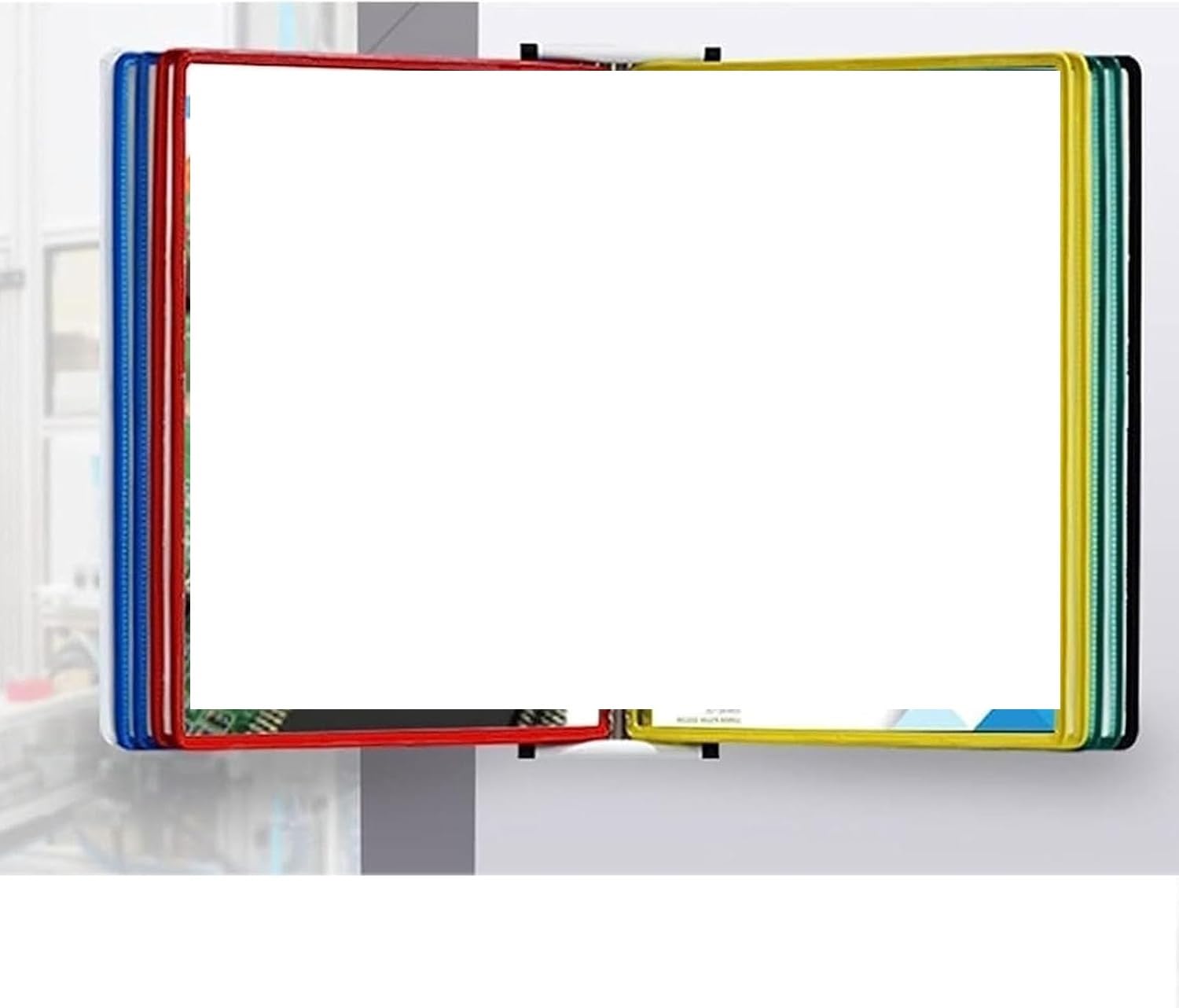 Metall-PVC-Aktenordner mit 10 Fächern for die Wandmontage